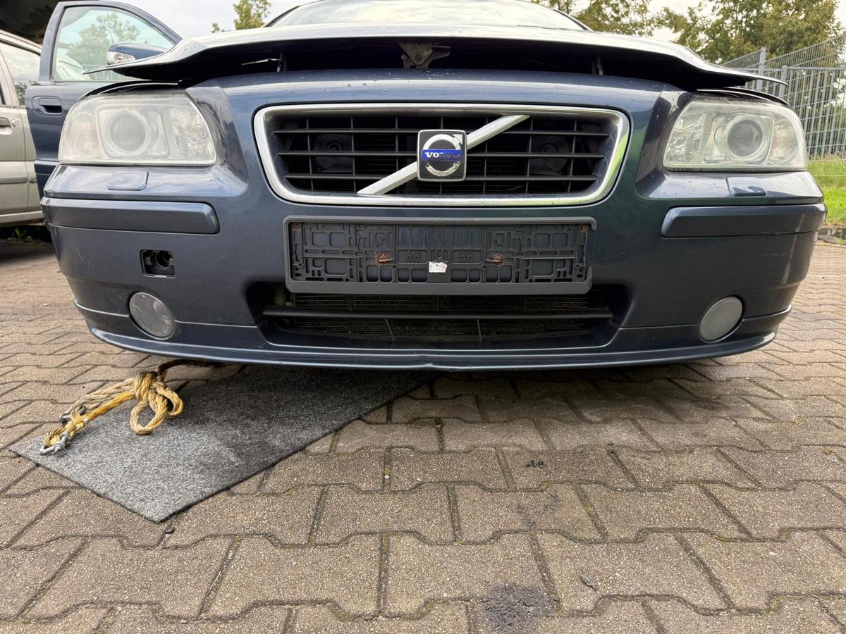 Volvo S60 original Stoßstange Stoßfänegr vorn 46600 Barents Blue Pearl BJ08